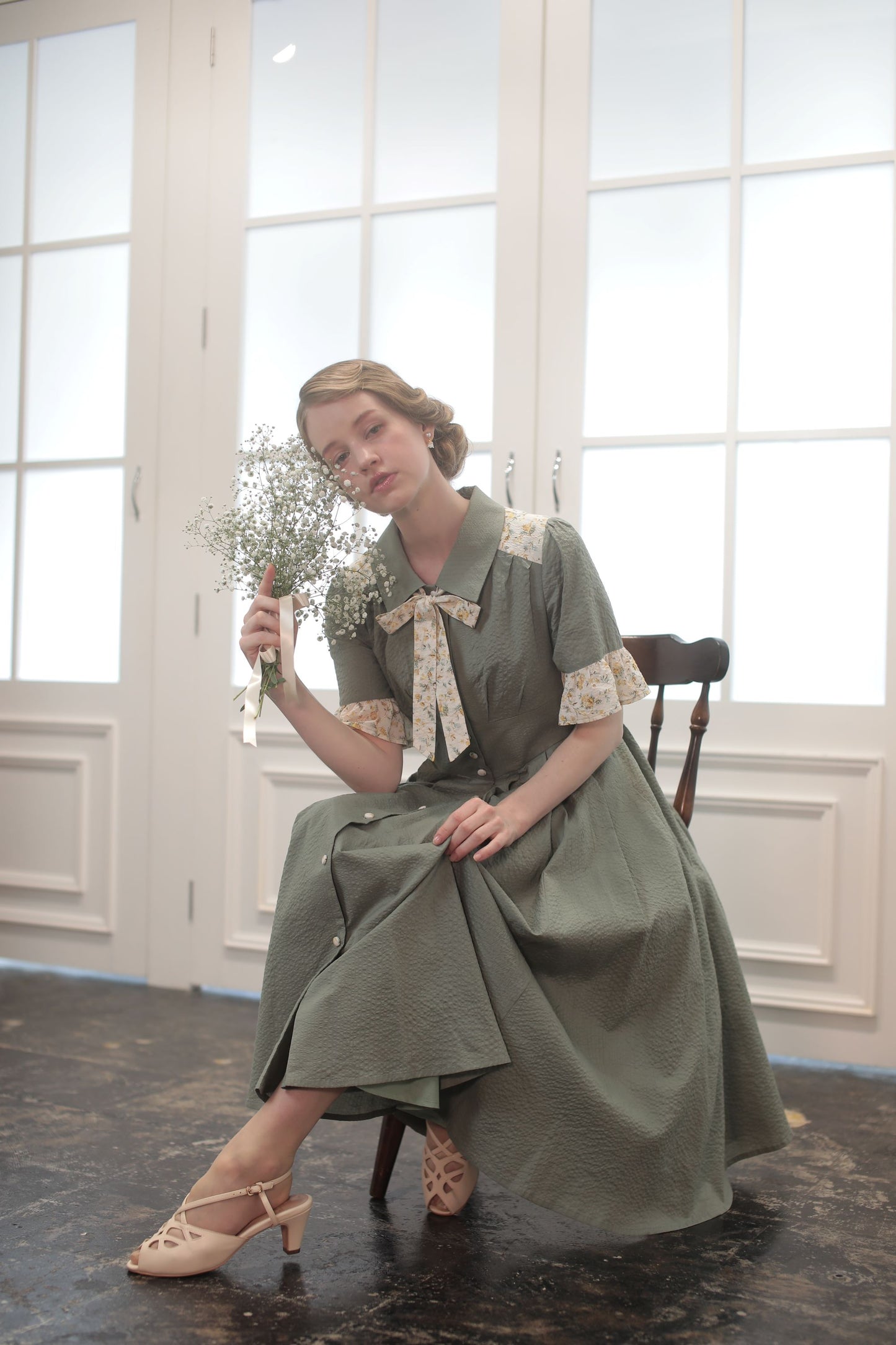 【Restock】Belle dress/Green