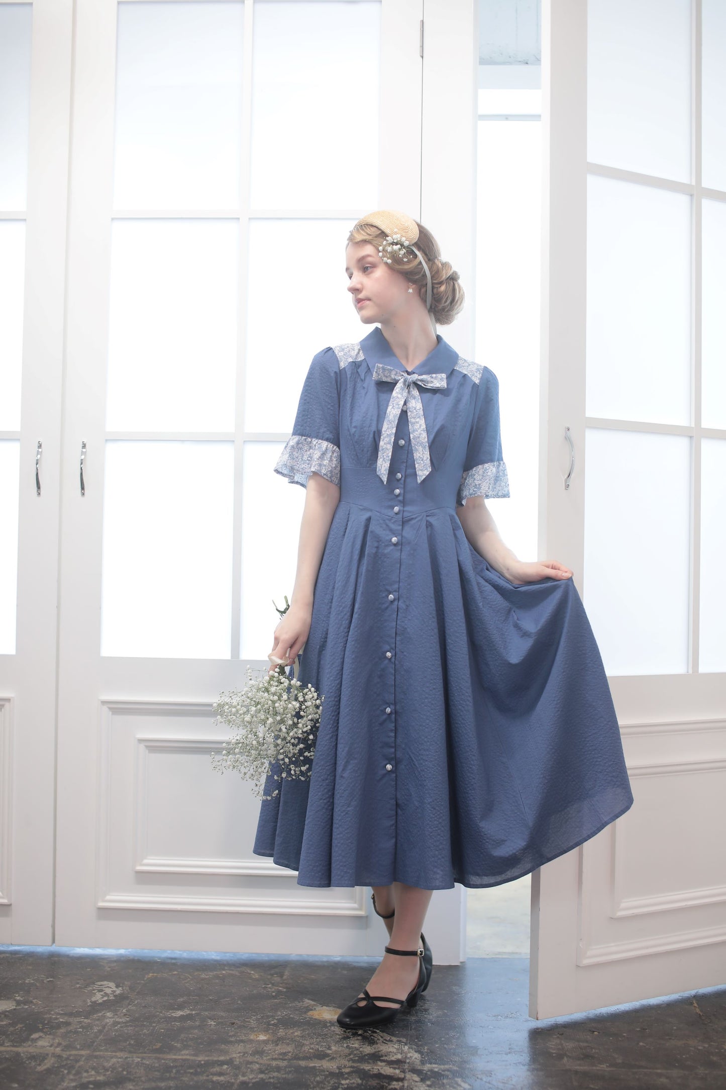 【Restock】Belle dress/Blue