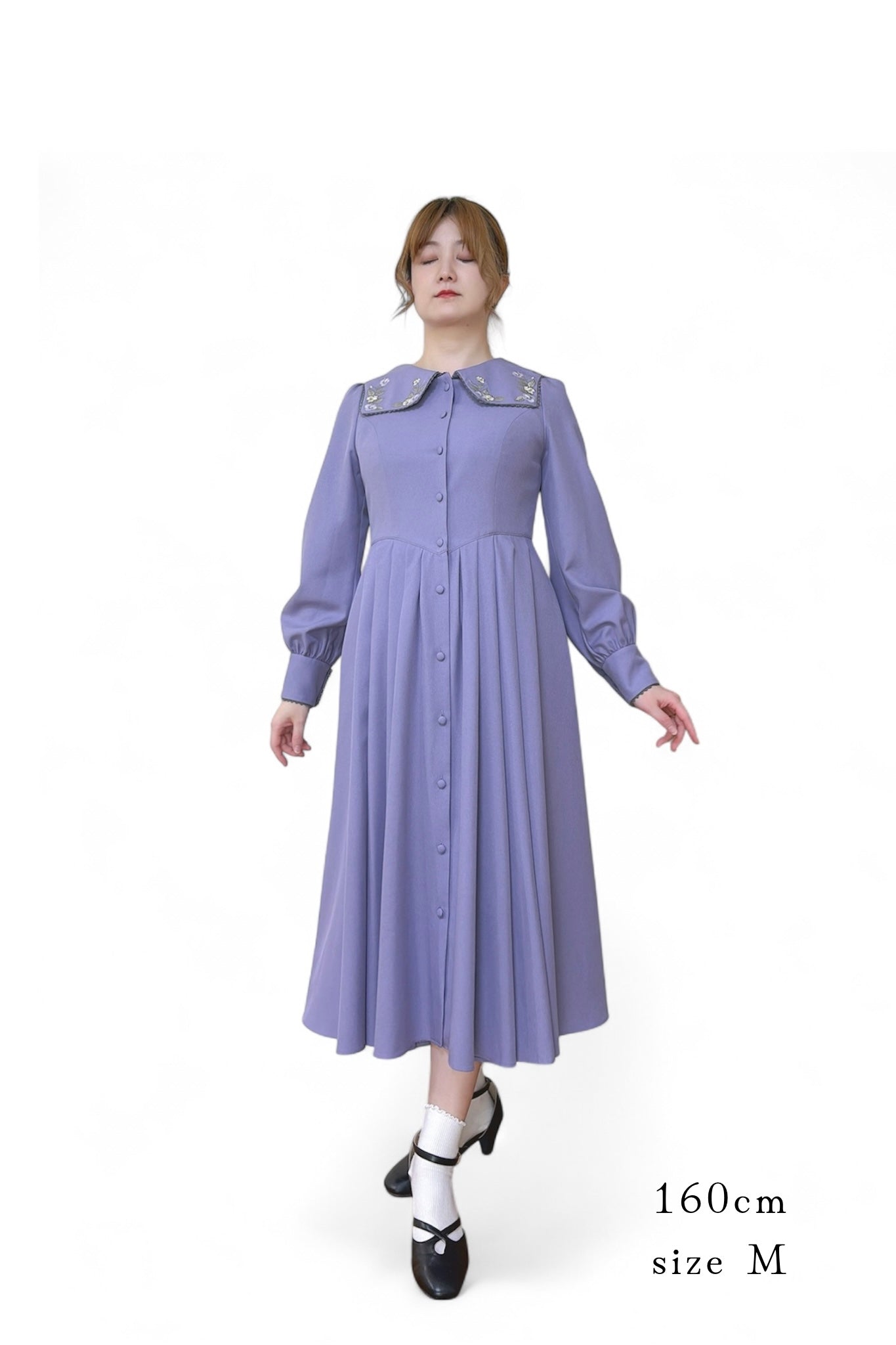 特典付き【Pre-order】Fleur dress-viola/Lavender