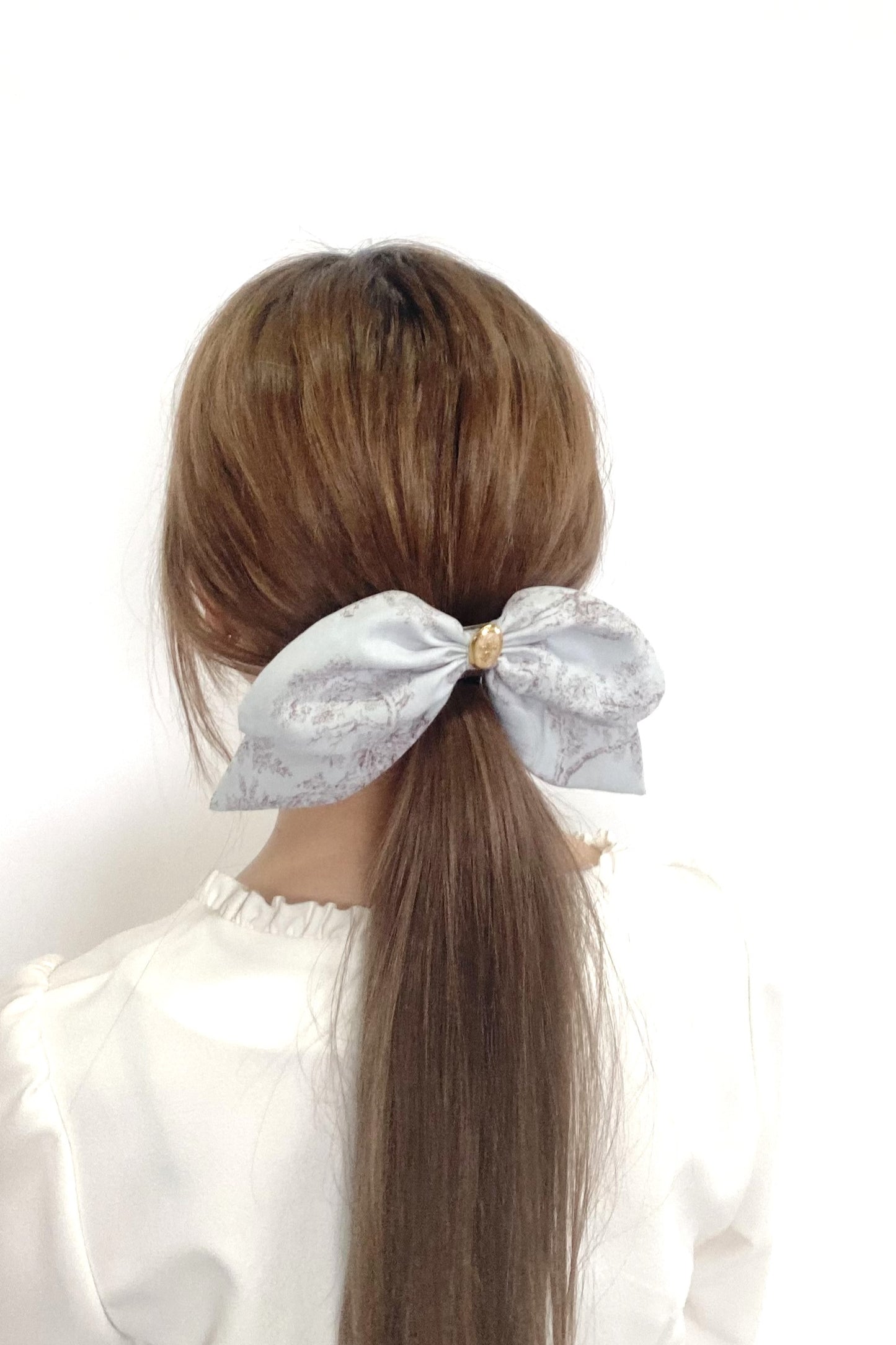 リボンヘアバレッタ