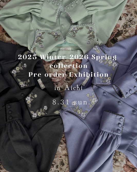 8.31 sun. at 一宮 2025 Winter-2026 Spring collection Pre order Exhibition