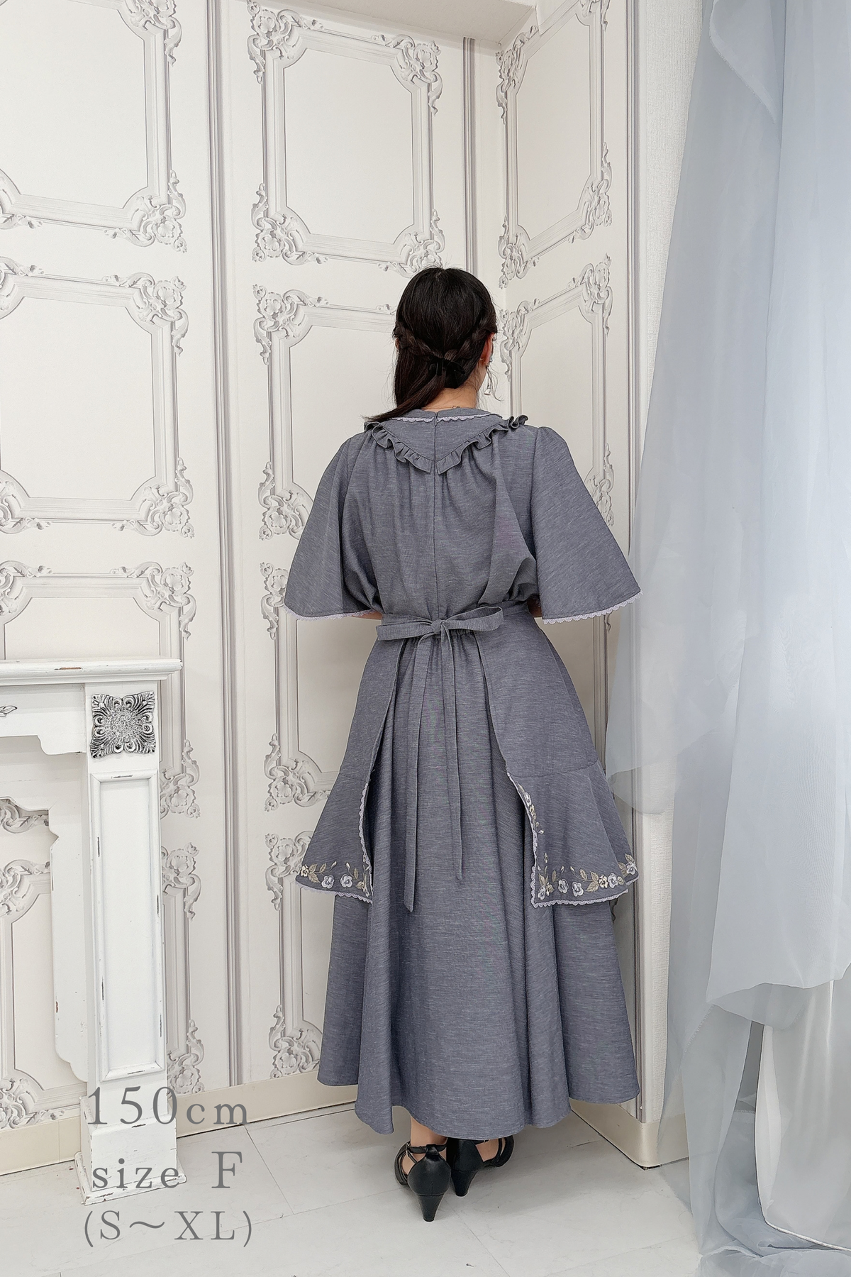 【Pre-order】Viola tablier /Gray