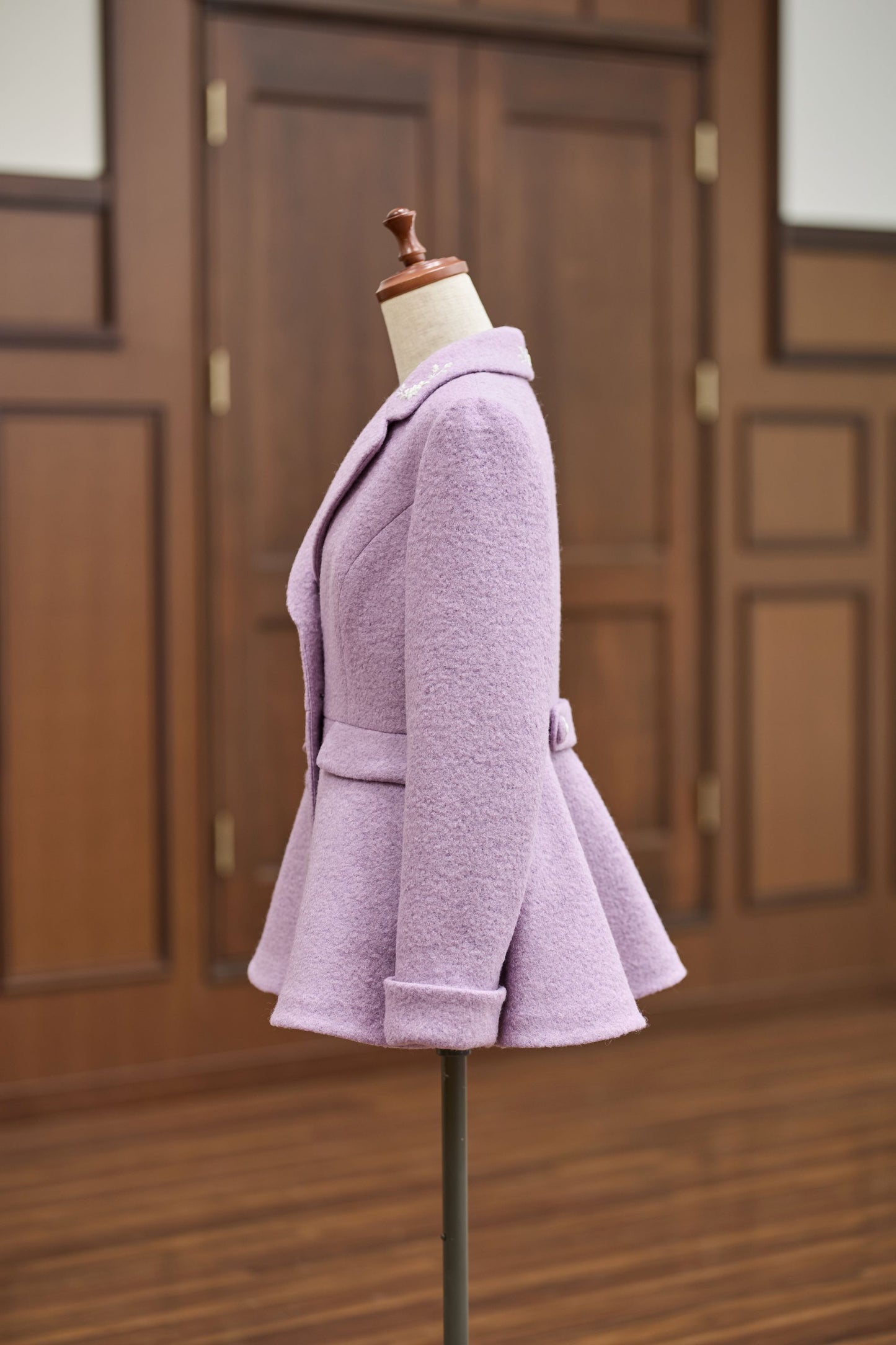 特典付き【Pre-order】Tailored collar coat/Lavender