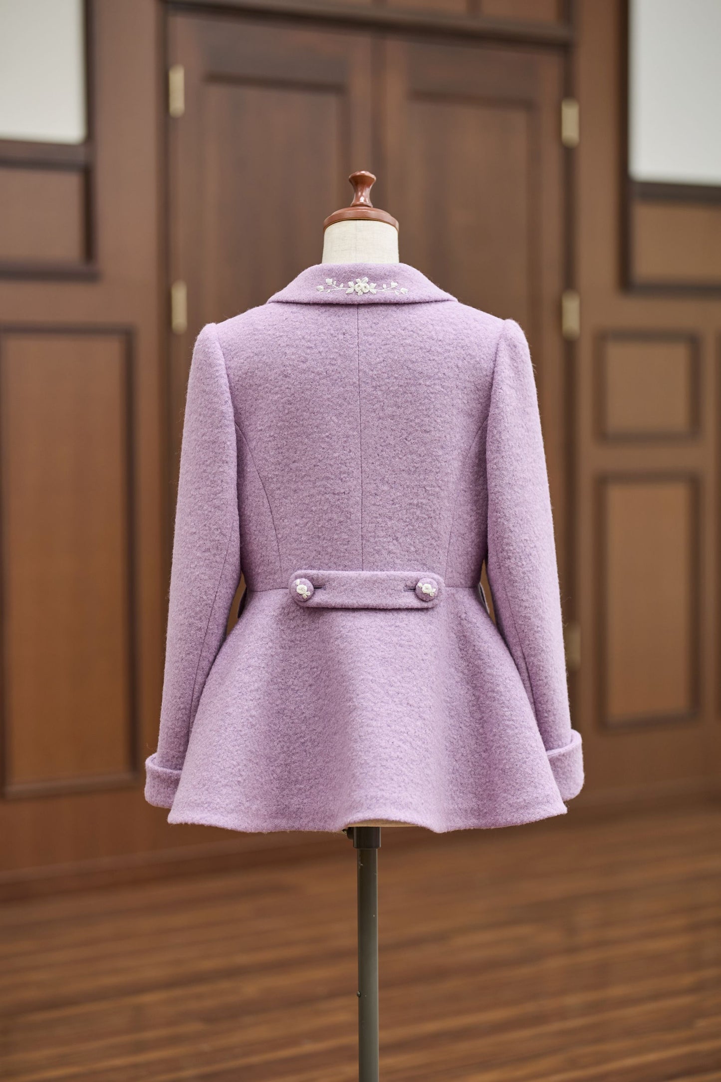 特典付き【Pre-order】Tailored collar coat/Lavender