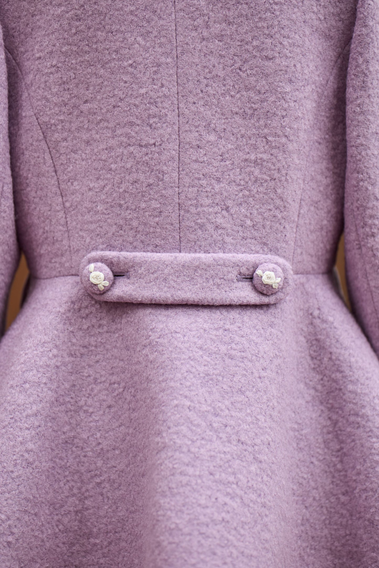 特典付き【Pre-order】Tailored collar coat/Lavender