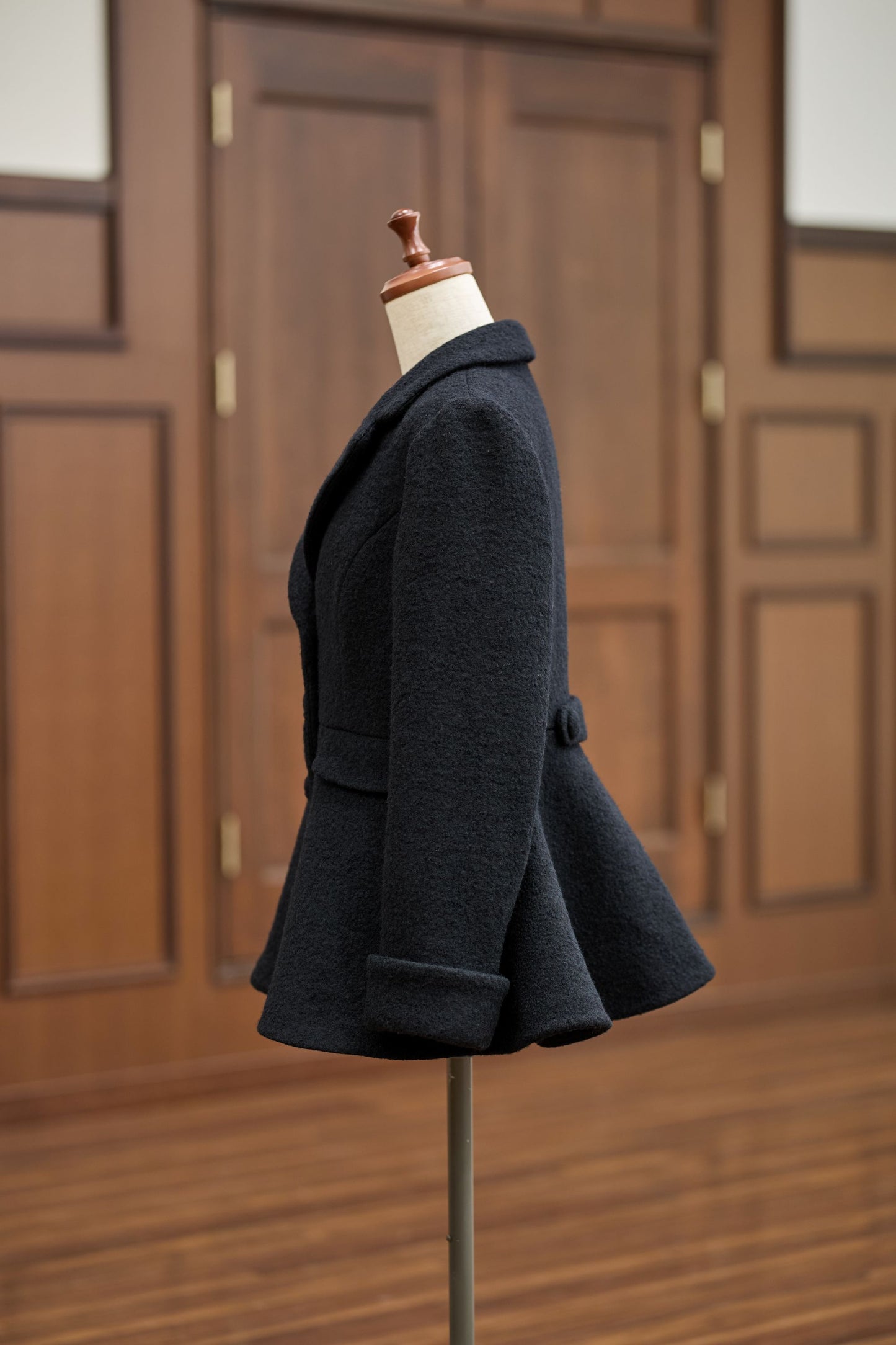 特典付き【Pre-order】Tailored collar coat/Black