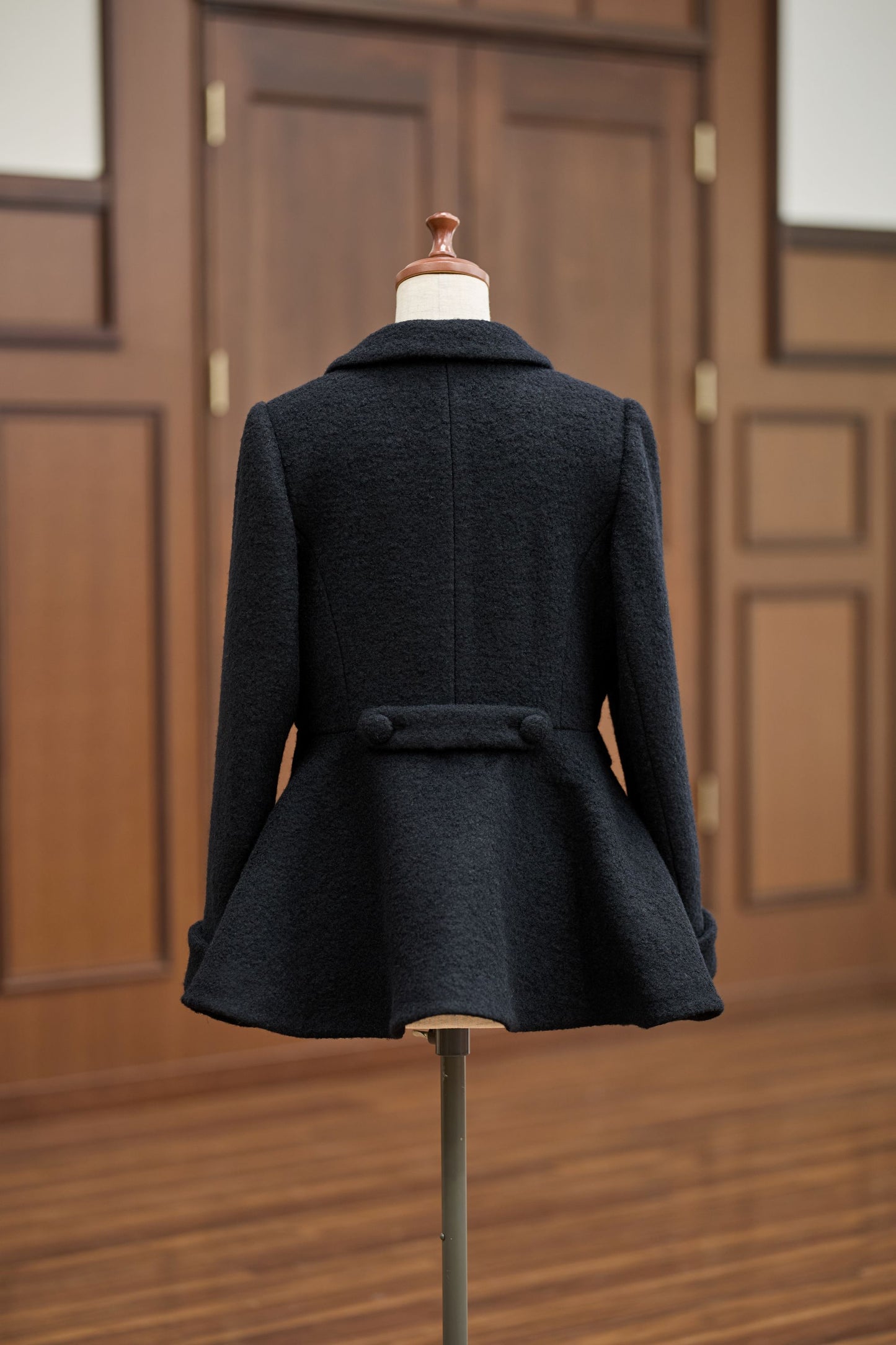 特典付き【Pre-order】Tailored collar coat/Black