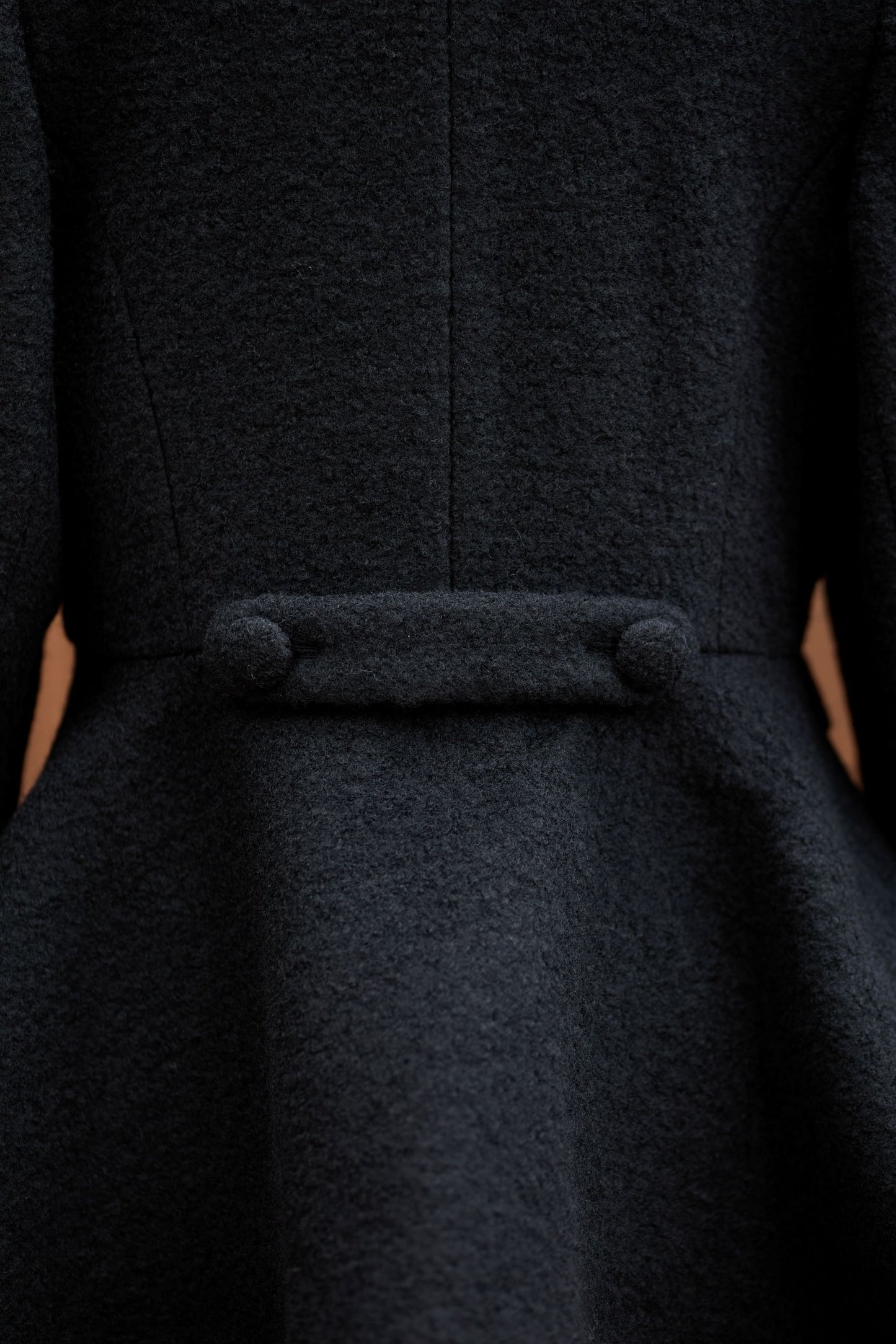 特典付き【Pre-order】Tailored collar coat/Black