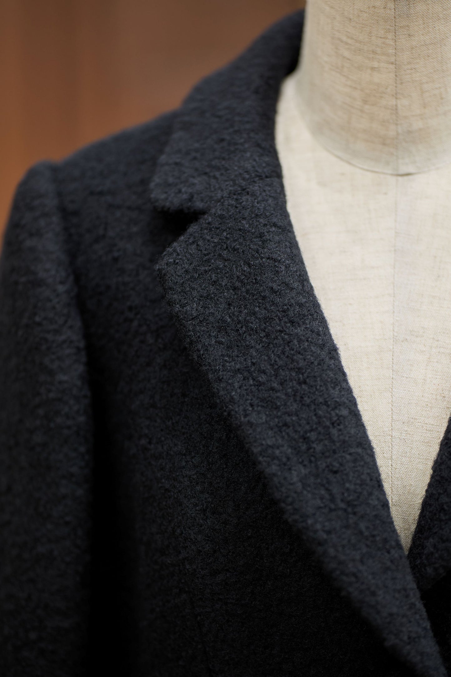 特典付き【Pre-order】Tailored collar coat/Black