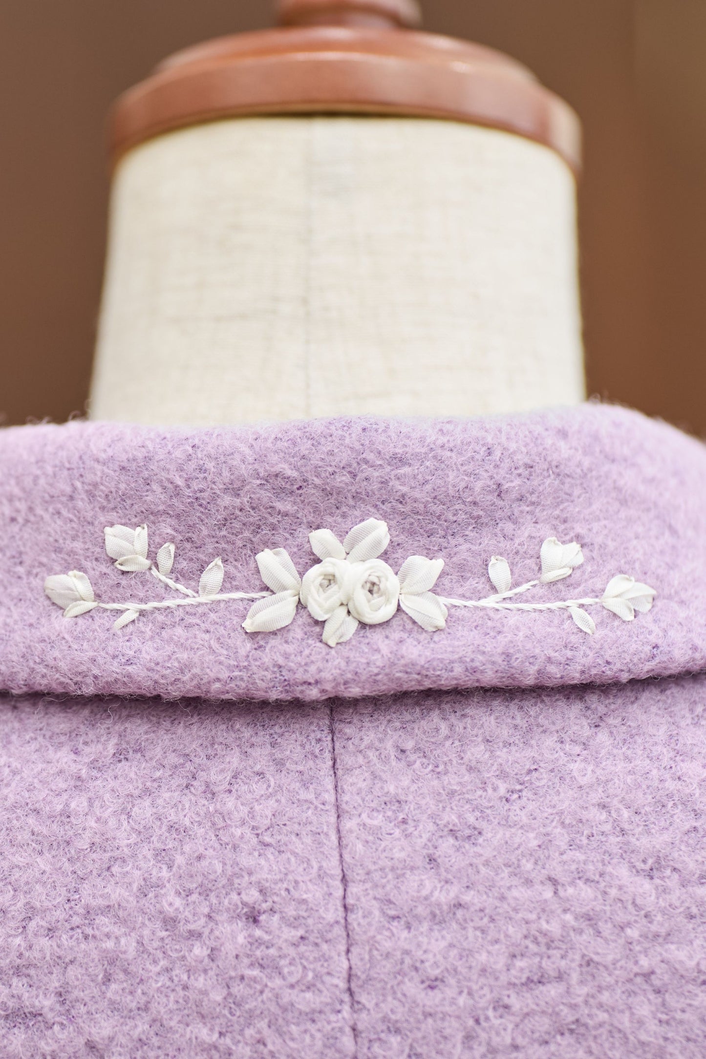 特典付き【Pre-order】Tailored collar coat/Lavender
