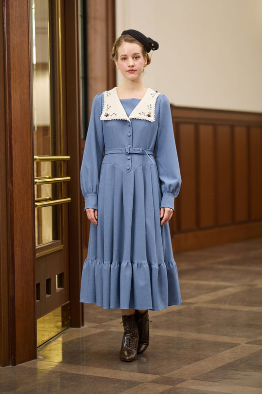 特典付き【Pre-order】Dorothy dress/Blue