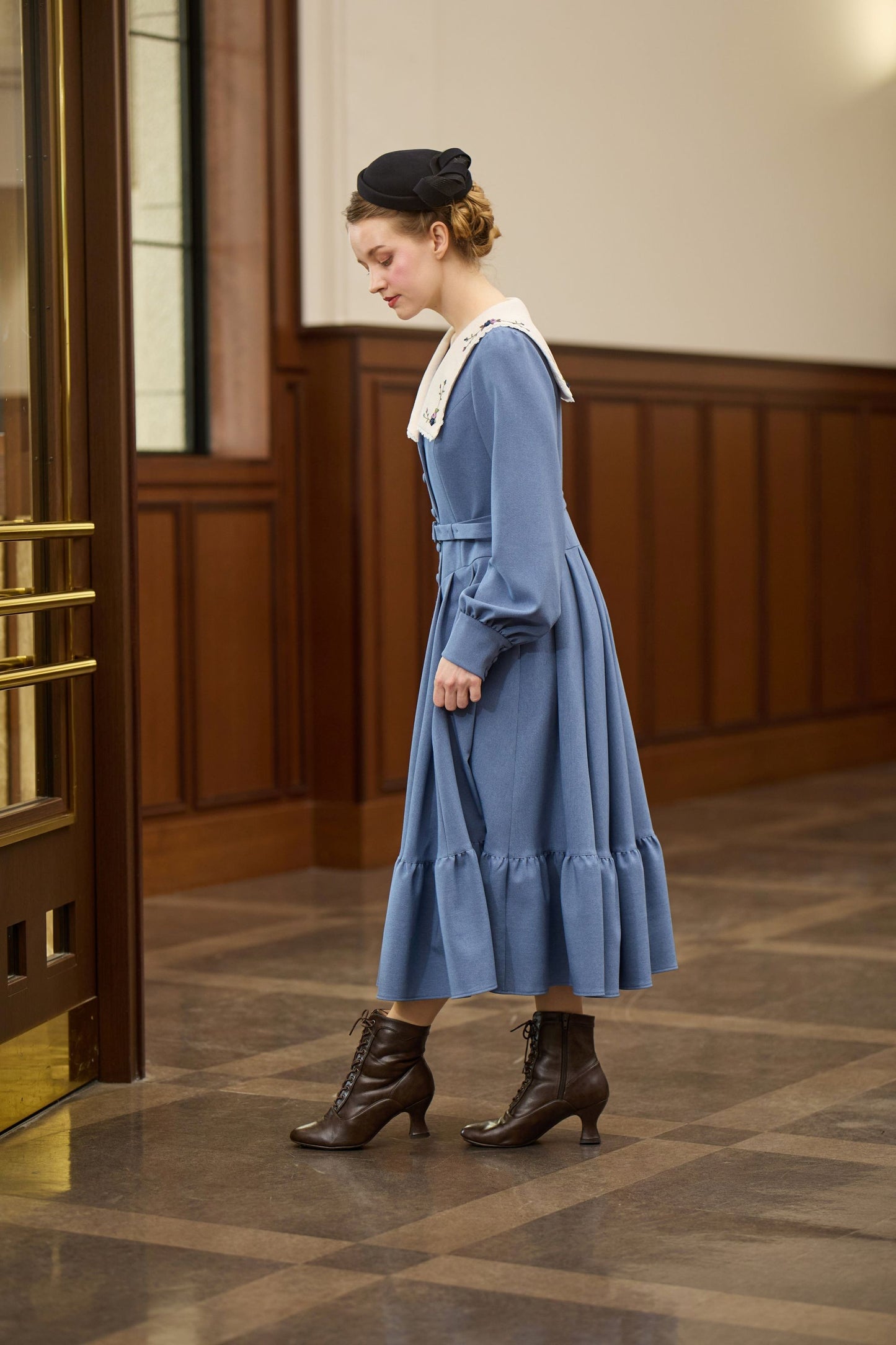 特典付き【Pre-order】Dorothy dress/Blue