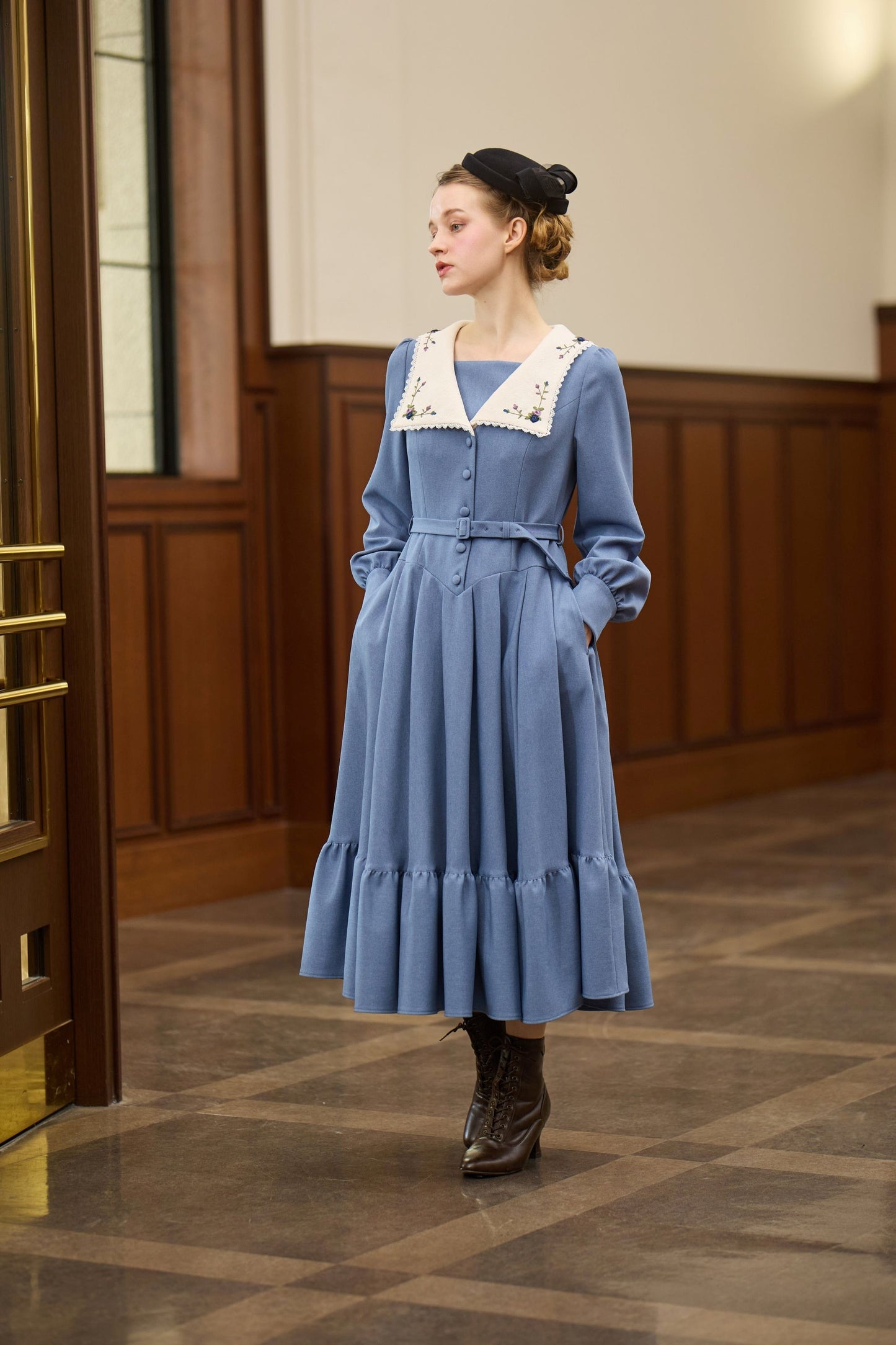 特典付き【Pre-order】Dorothy dress/Blue