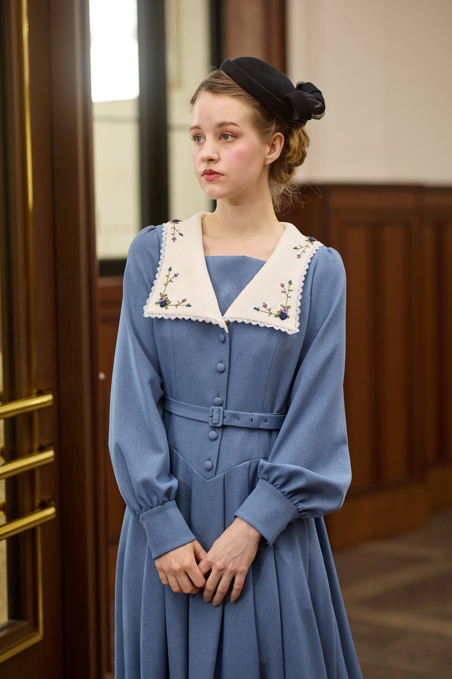 特典付き【Pre-order】Dorothy dress/Blue