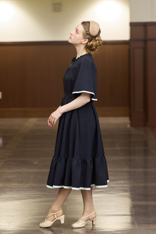 【Re-order】Summer dress/Navy