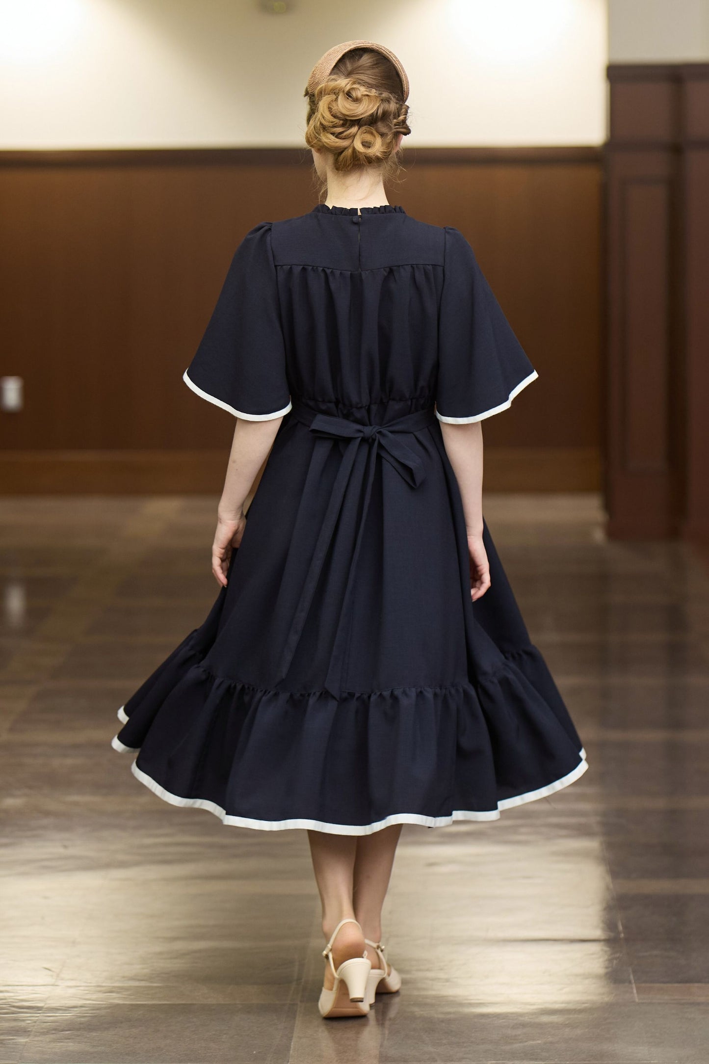 【Re-order】Summer dress/Navy