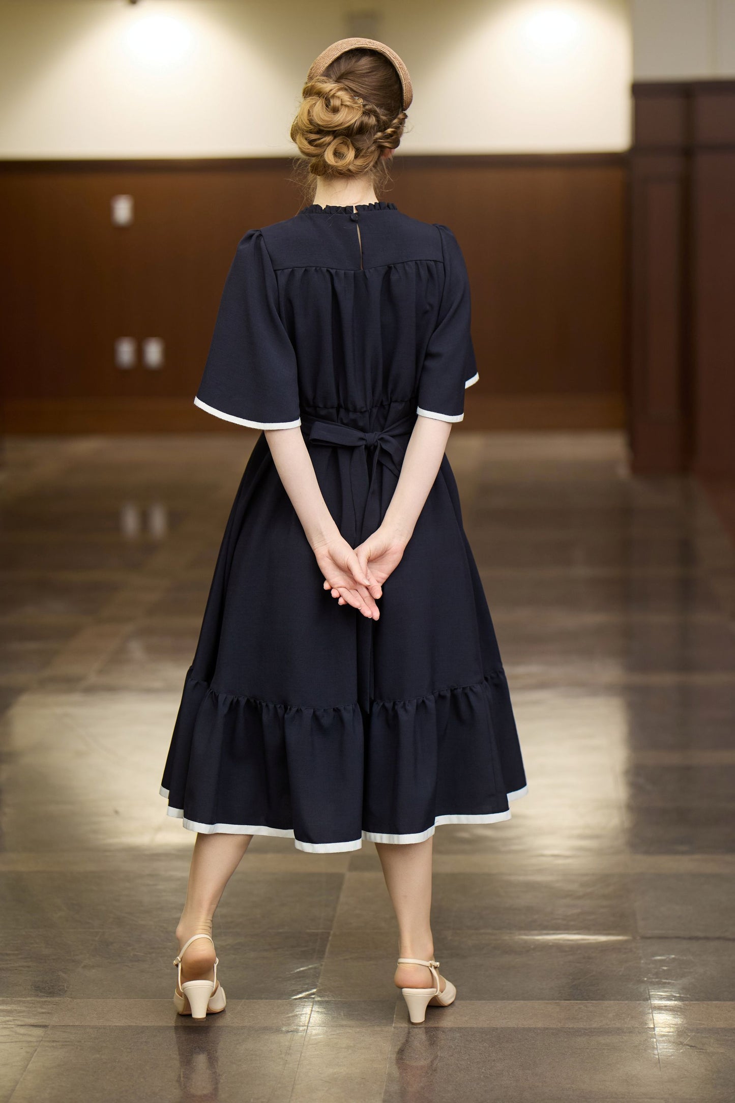 【Re-order】Summer dress/Navy