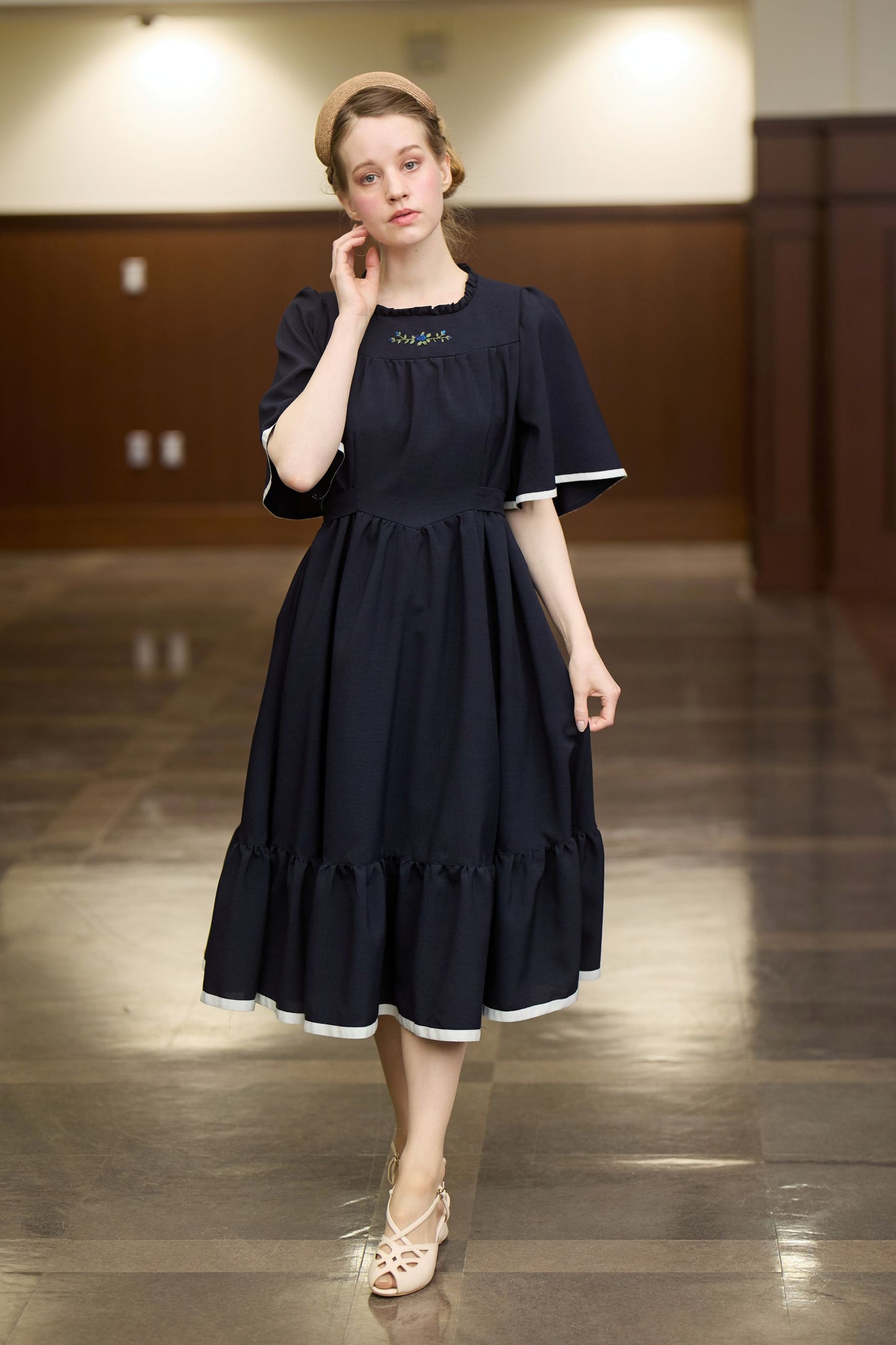 【Re-order】Summer dress/Navy