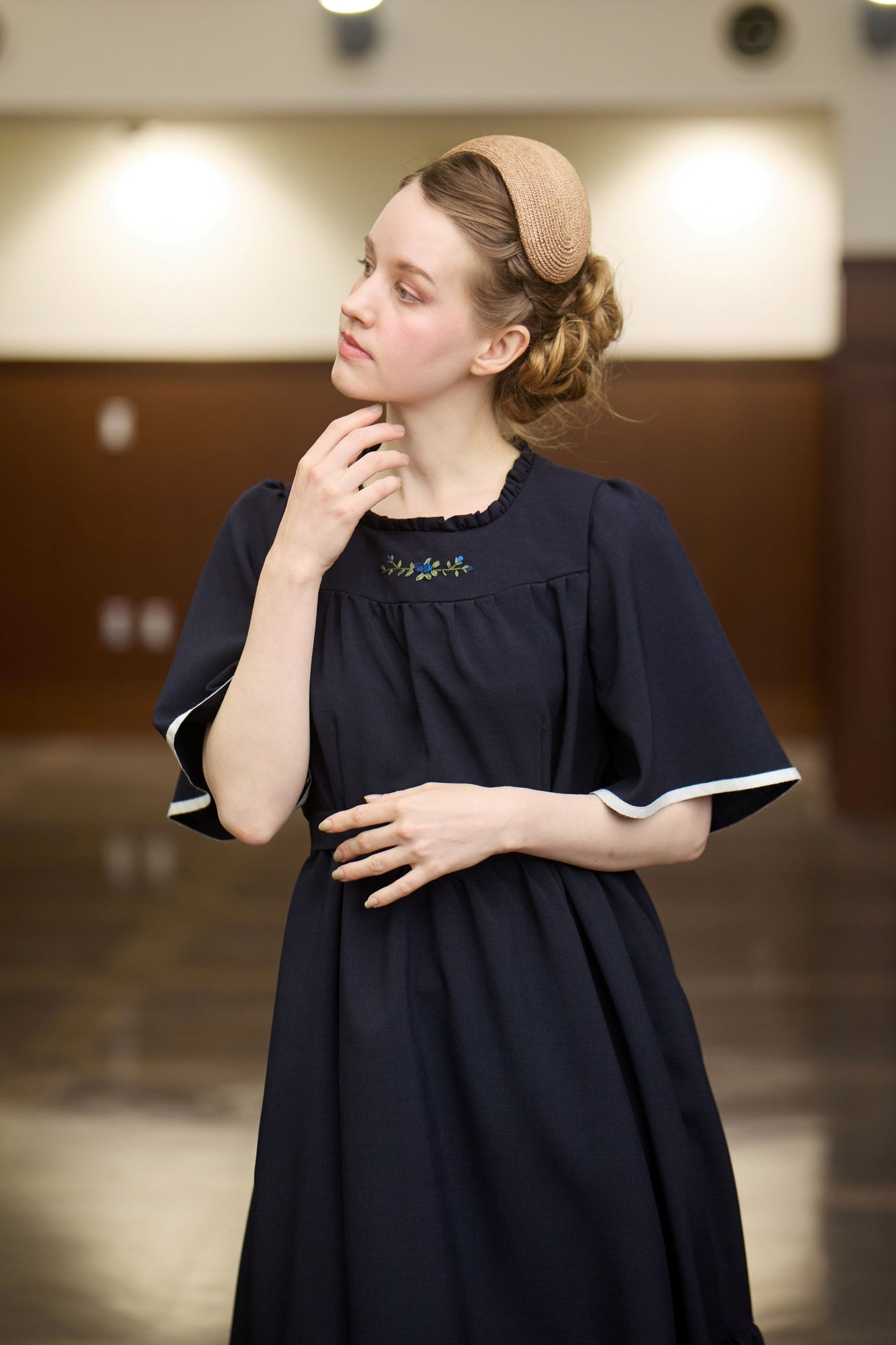 【Re-order】Summer dress/Navy