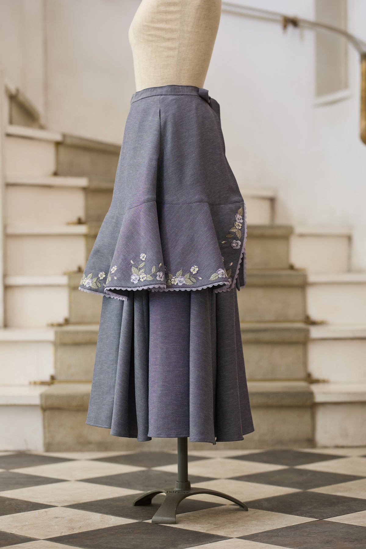 【Pre-order】Viola tablier /Gray