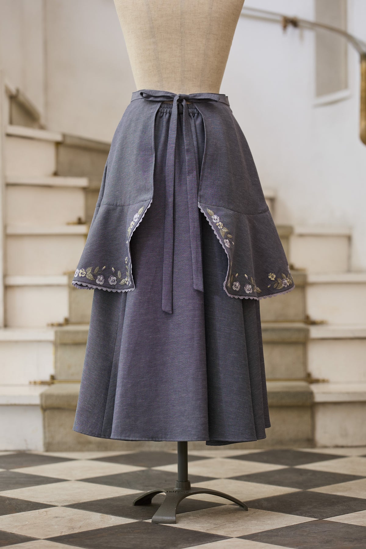 【Pre-order】Viola tablier /Gray