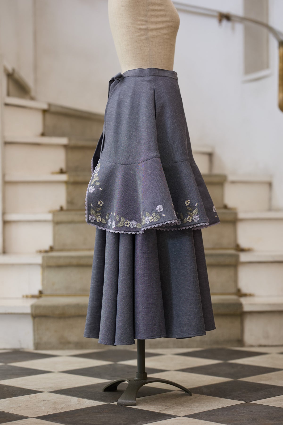 【Pre-order】Viola tablier /Gray