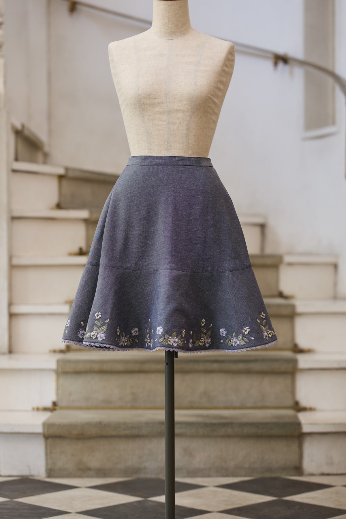 【Pre-order】Viola tablier /Gray