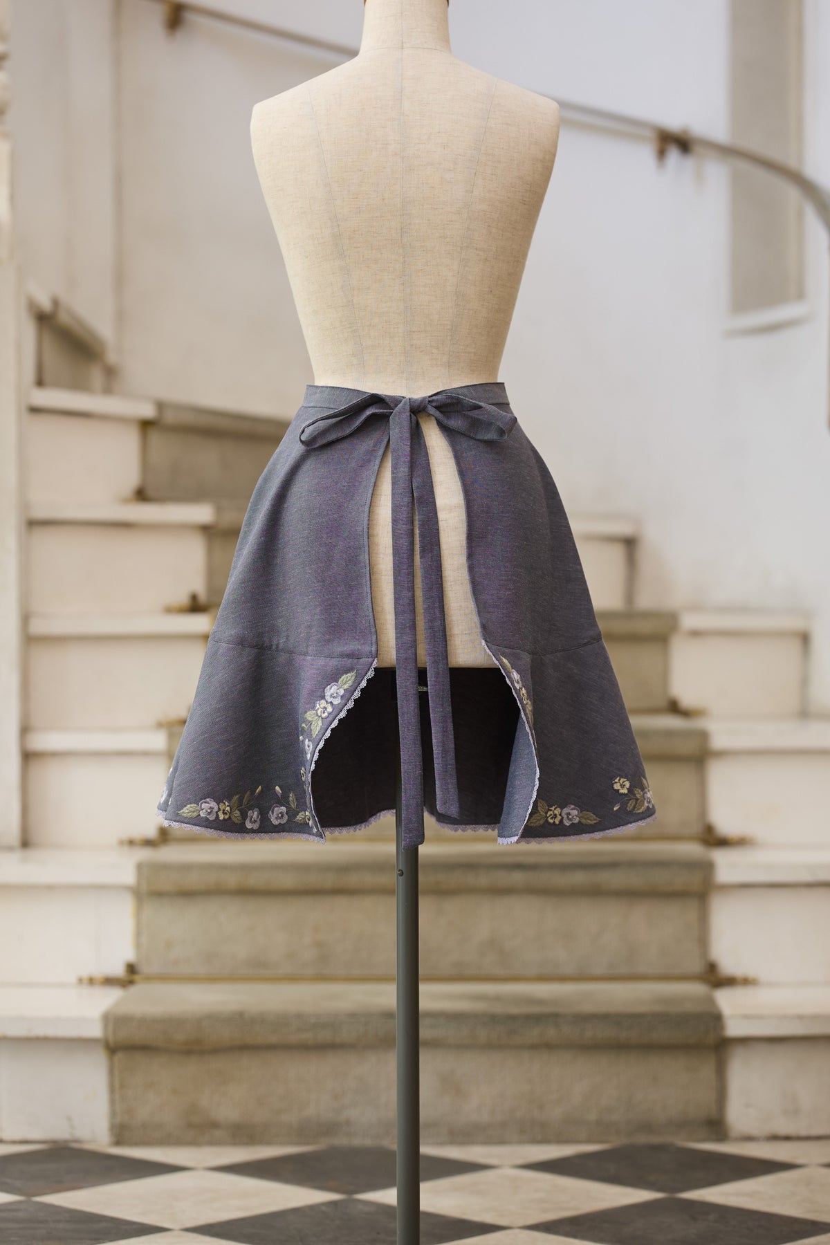 【Pre-order】Viola tablier /Gray
