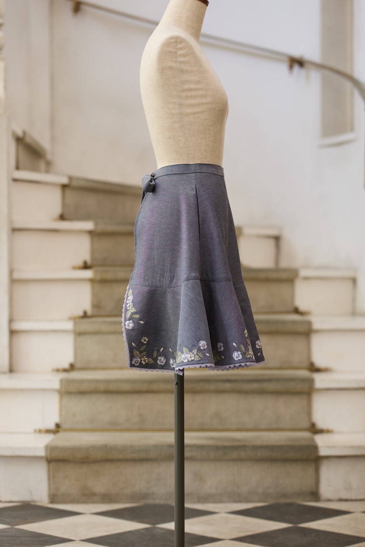 【Pre-order】Viola tablier /Gray
