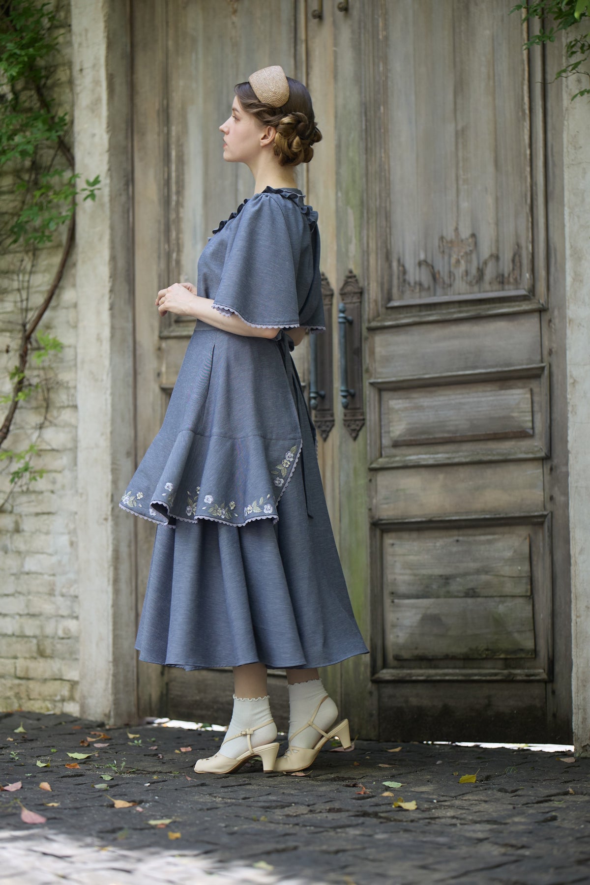 【Pre-order】Viola tablier /Gray