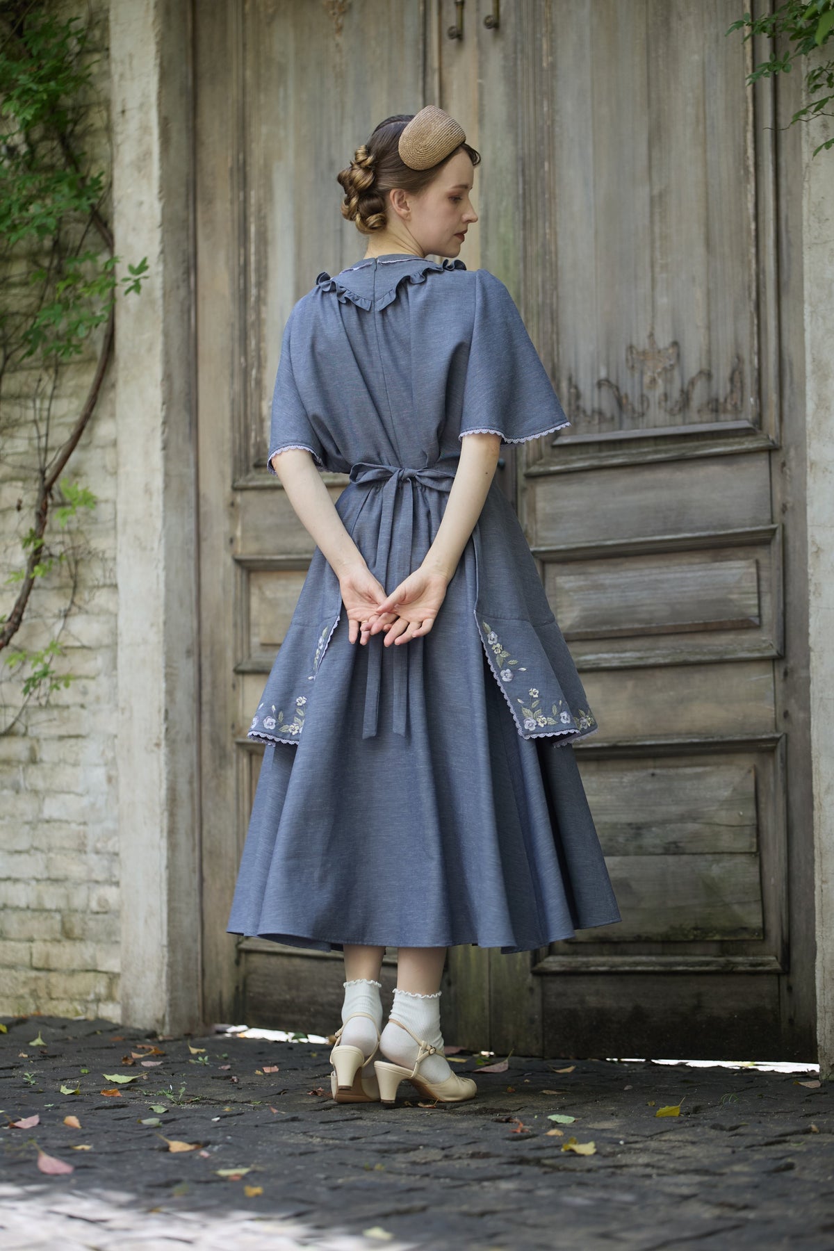 【Pre-order】Viola tablier /Gray