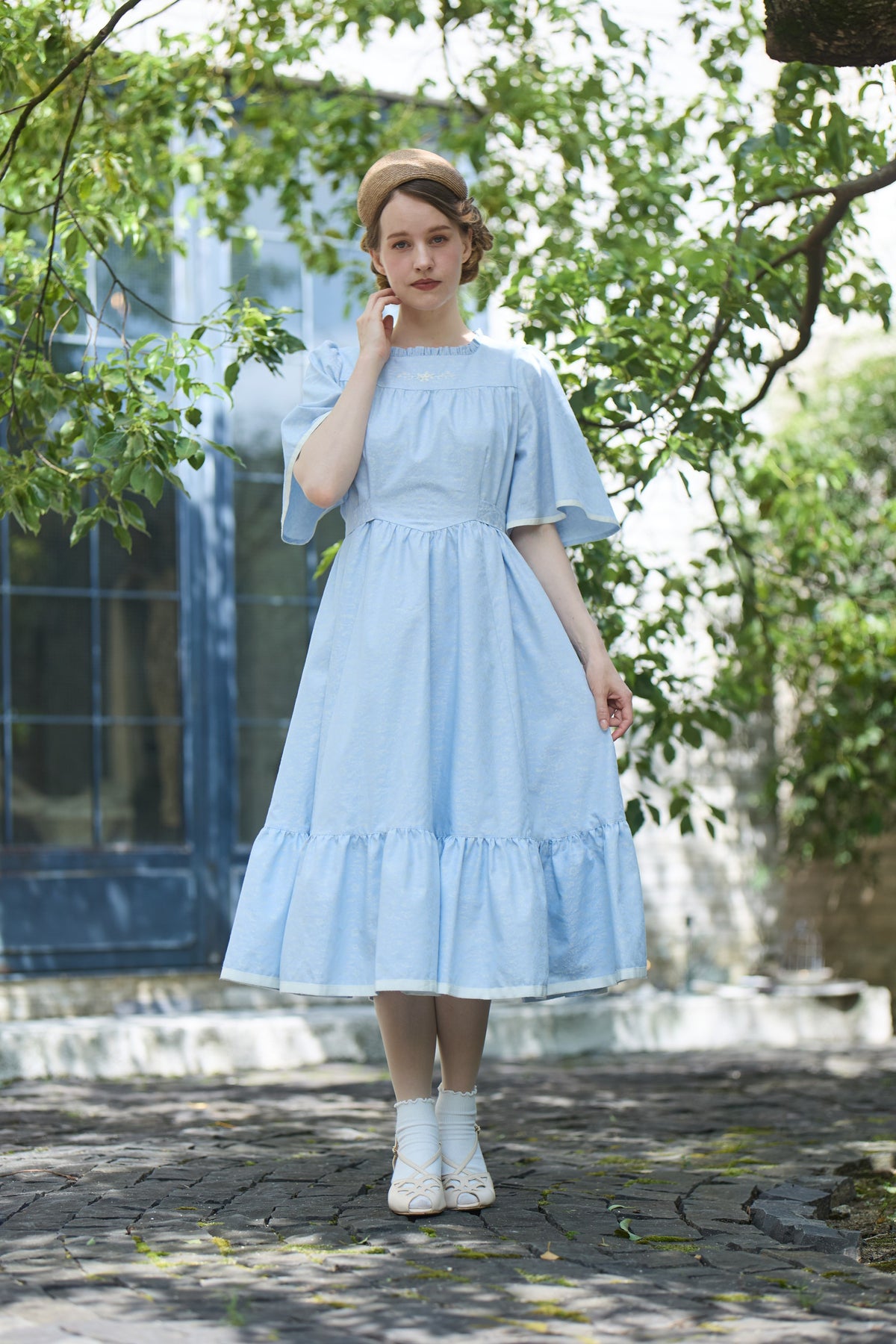 【Pre-order】Rosalie dress/sax