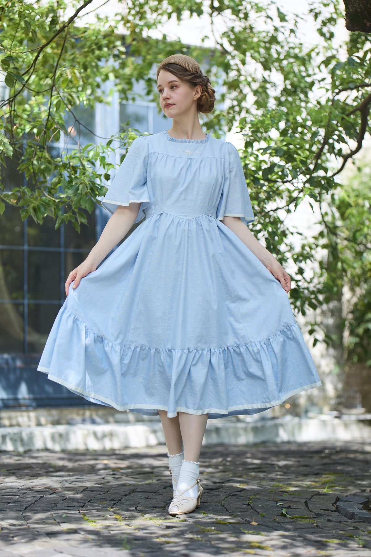 【Pre-order】Rosalie dress/sax