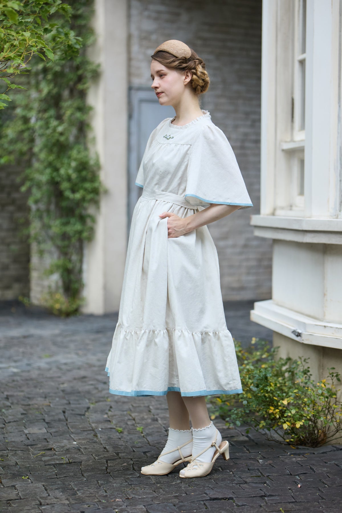 【Pre-order】Rosalie dress/Ivory
