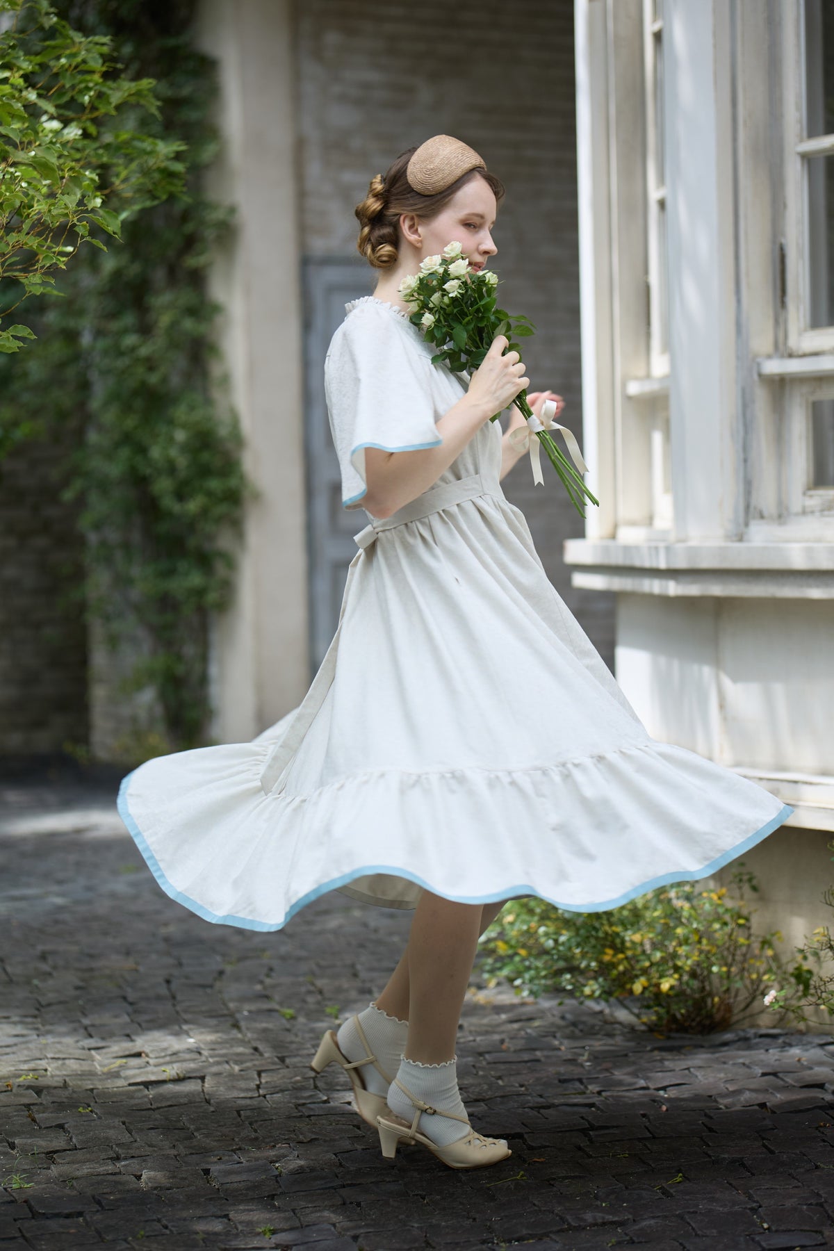 【Pre-order】Rosalie dress/Ivory