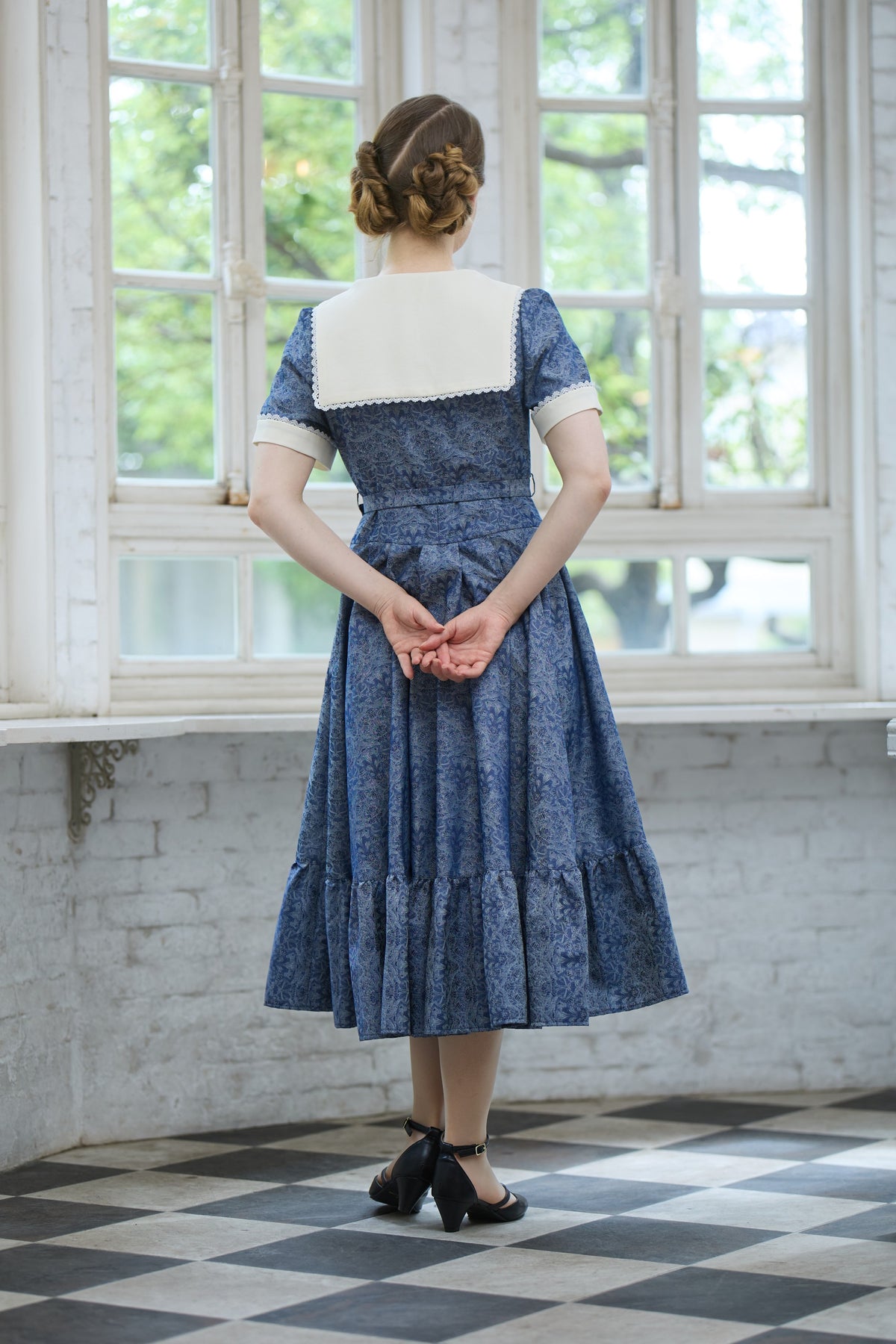 【Pre-order】Eleanor dress/Navy