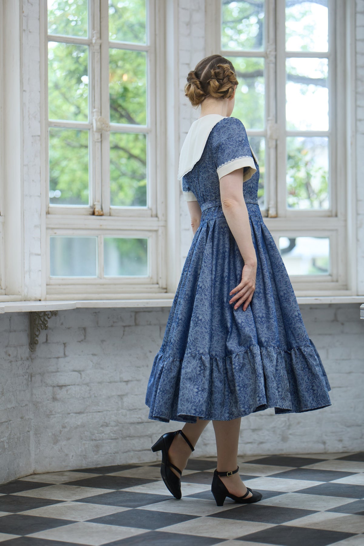 【Pre-order】Eleanor dress/Navy