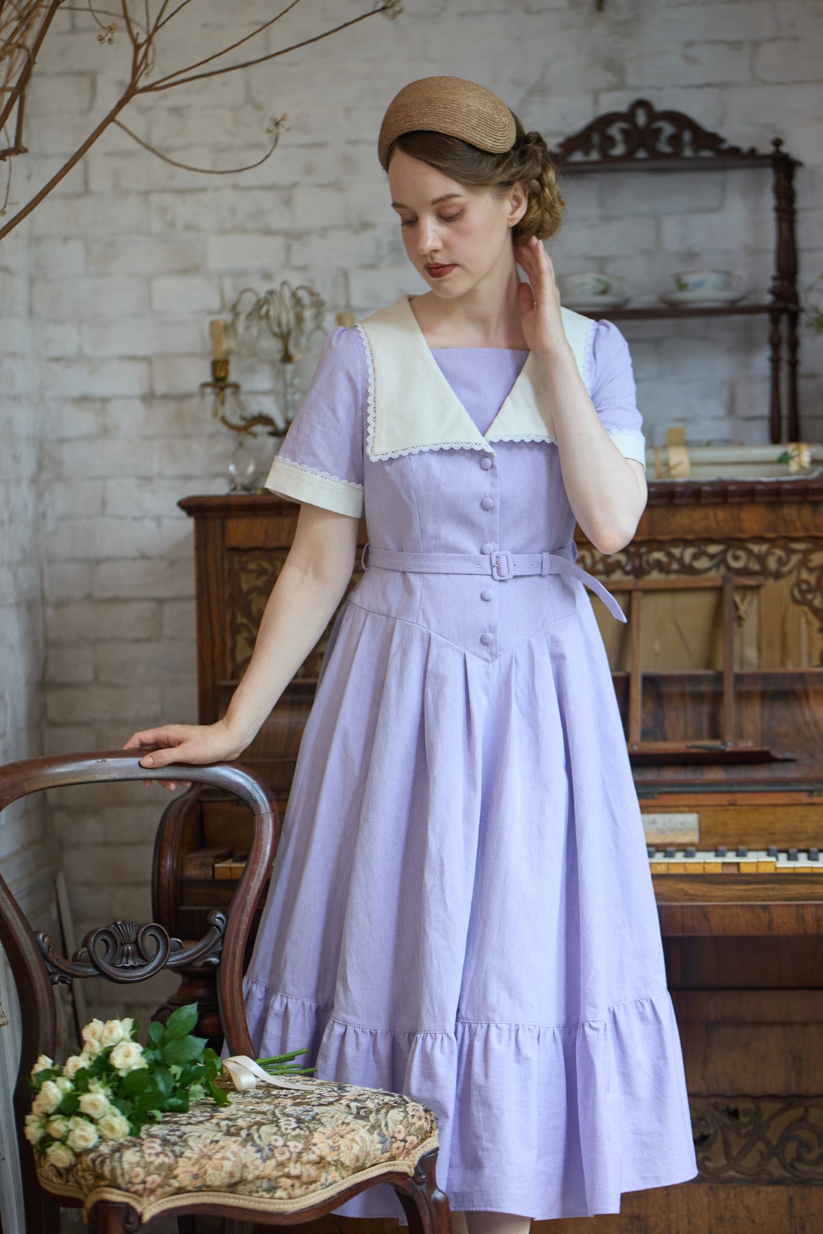 【Pre-order】Eleanor dress/Lavender