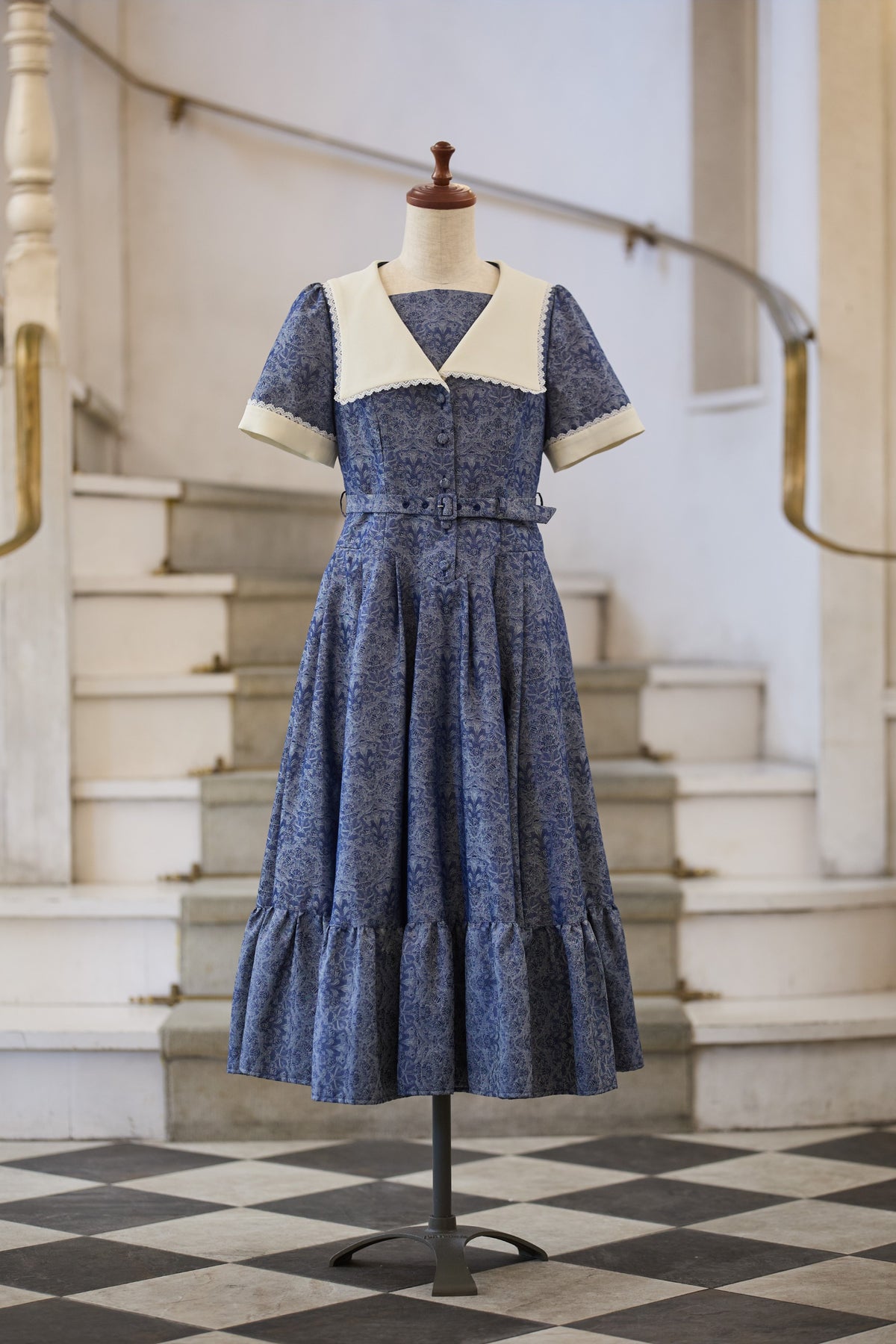 【Pre-order】Eleanor dress/Navy