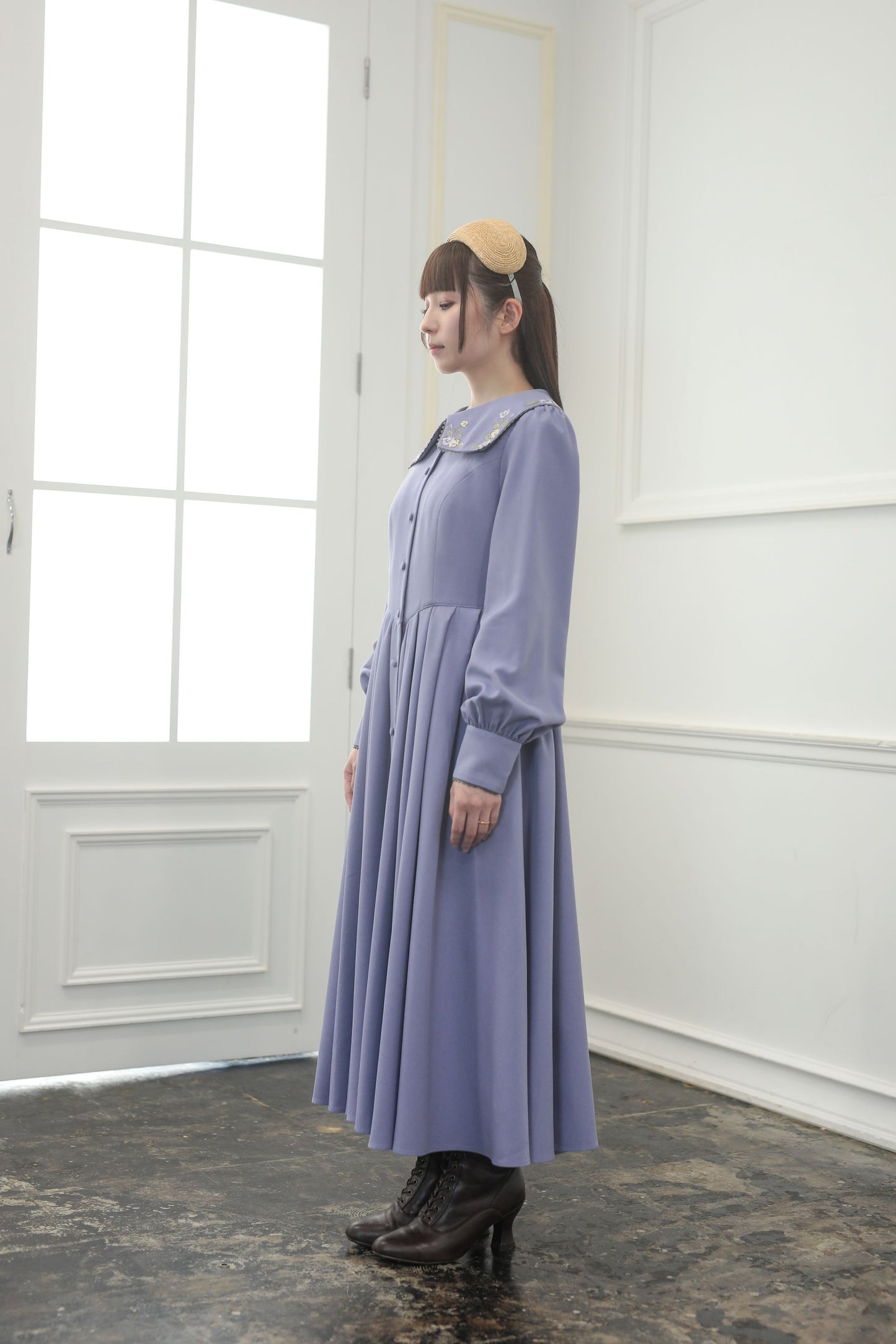 特典付き【Pre-order】Fleur dress-viola/Lavender