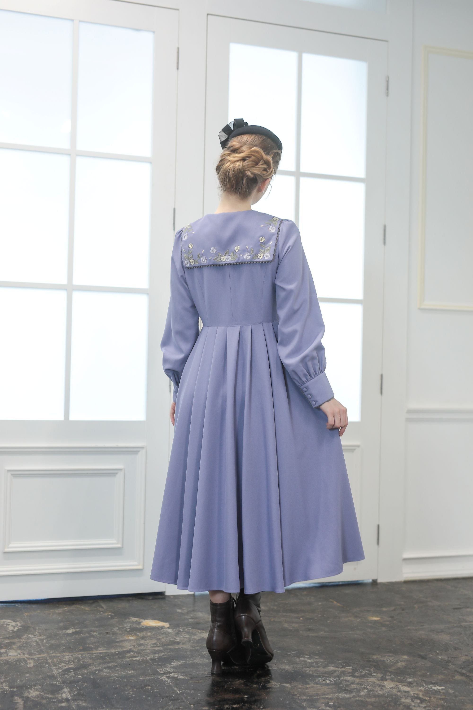Fleur dress-viola/Lavender – Filvoir