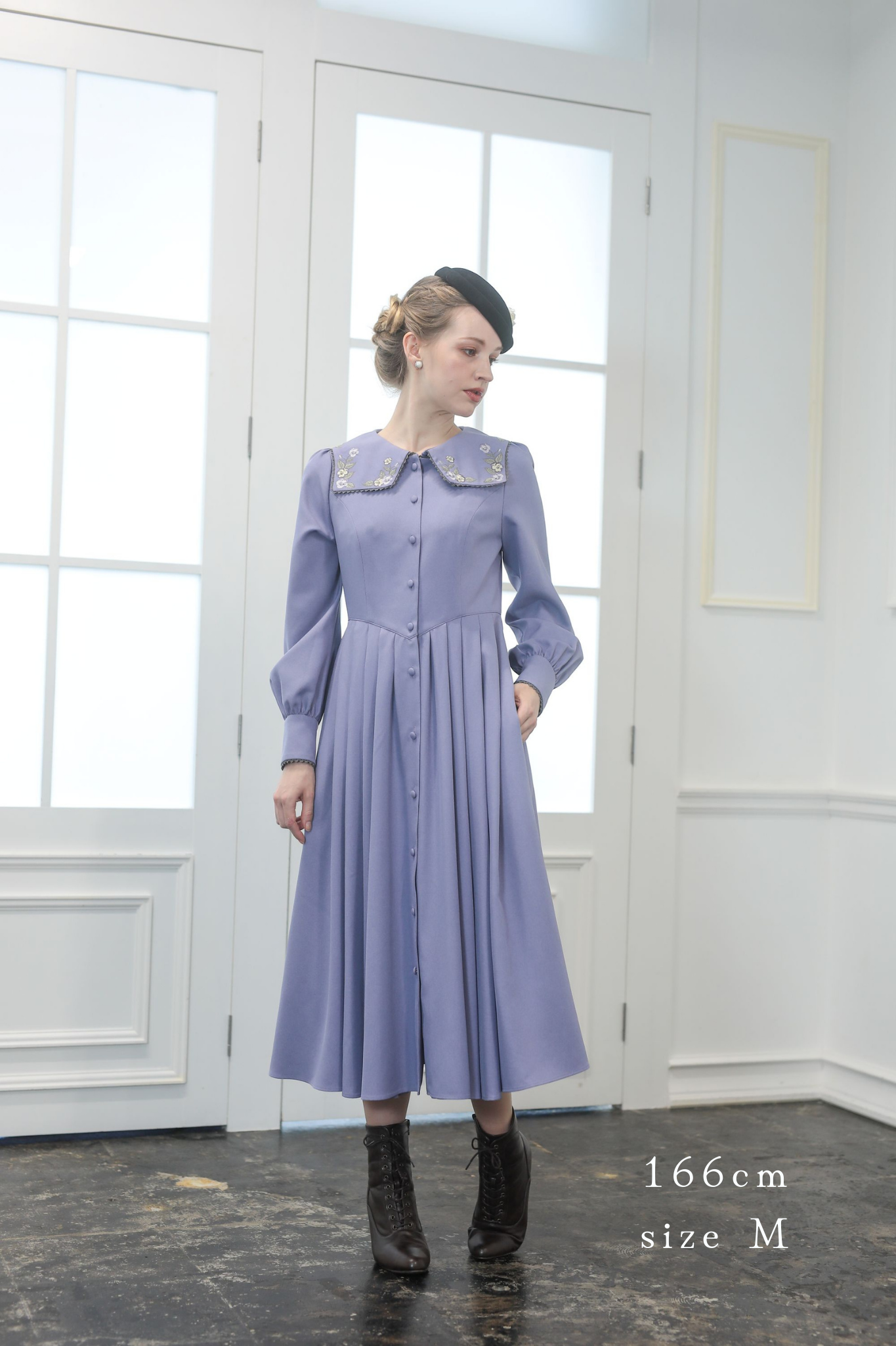 特典付き【Pre-order】Fleur dress-viola/Lavender