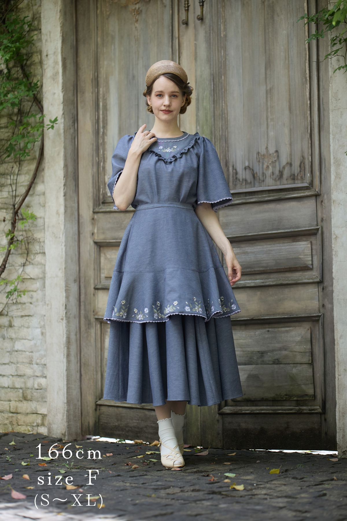 【Pre-order】Viola tablier /Gray