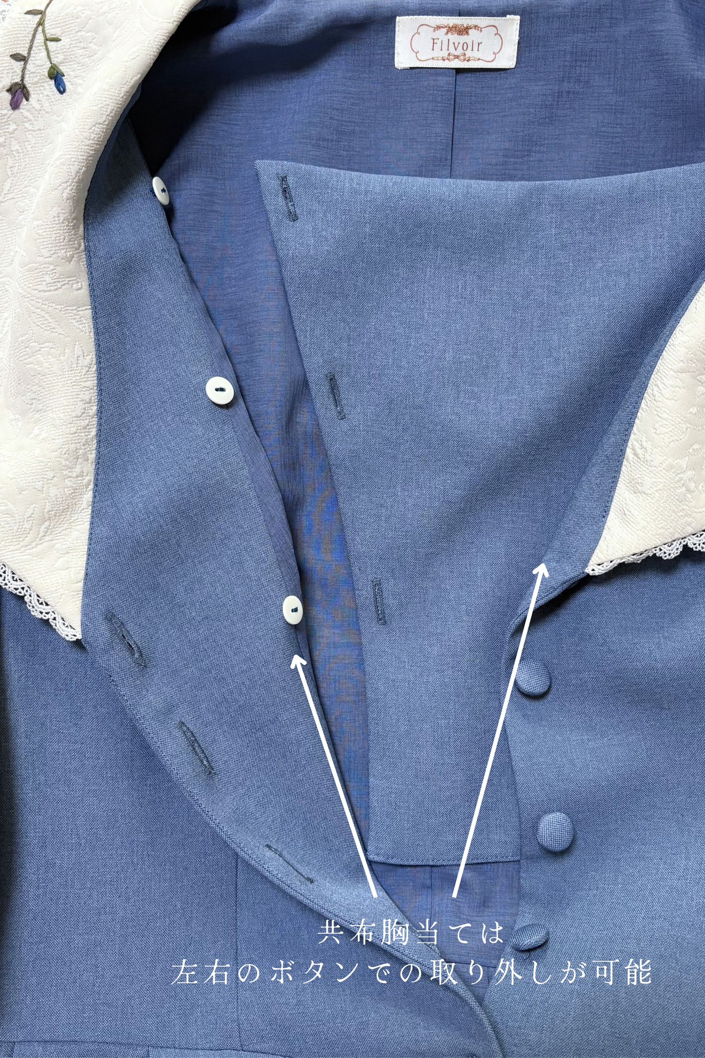 特典付き【Pre-order】Dorothy dress/Blue