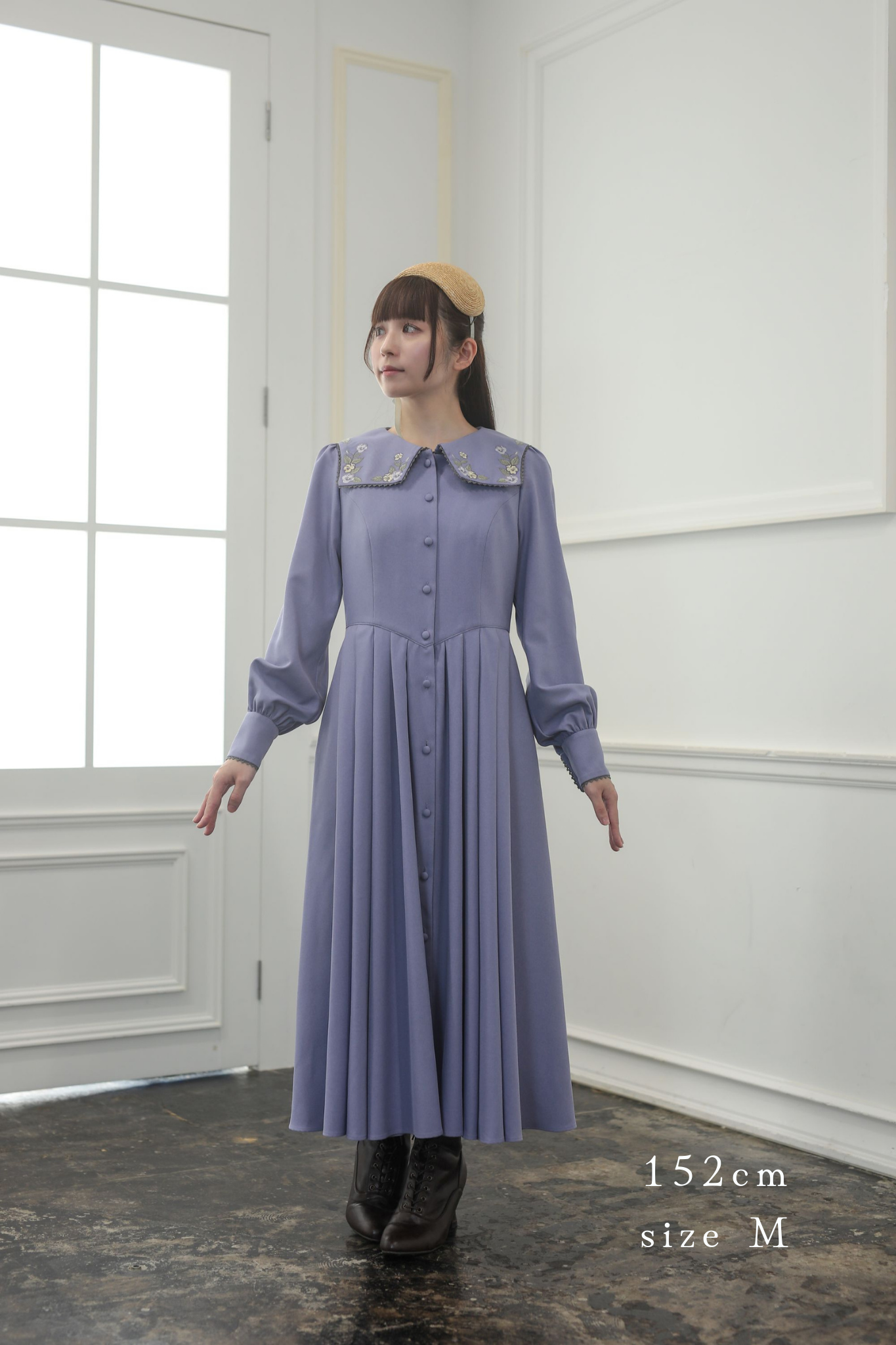 特典付き【Pre-order】Fleur dress-viola/Lavender